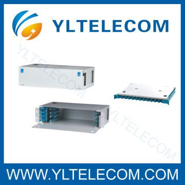 19 Inch 2U 48Core Sliding Fiber Optic Patch Panel ODF Fixed Type